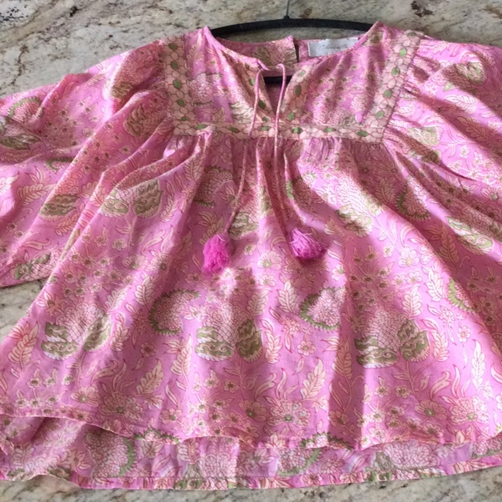 Cleobella peasant style blouse
